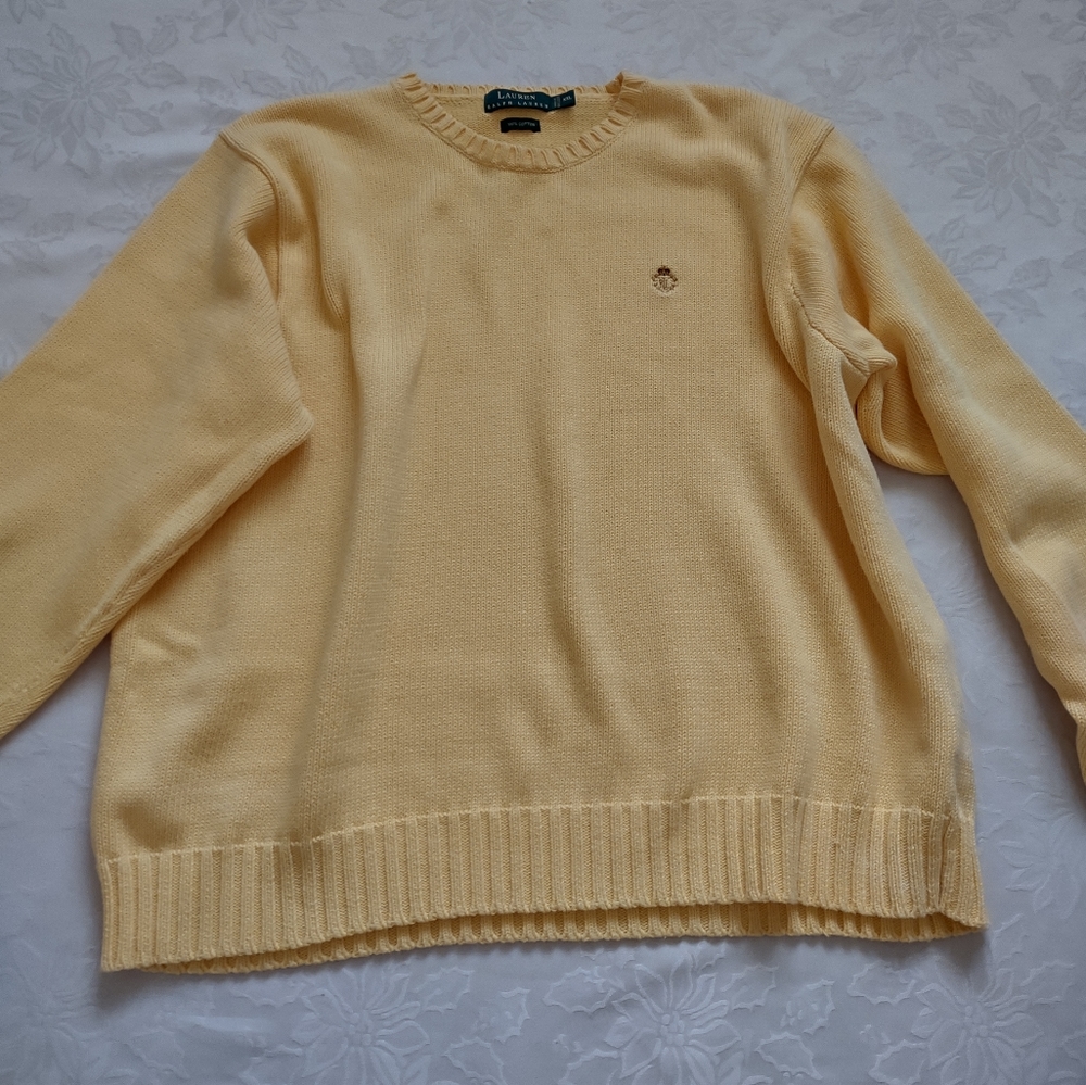 Ralph Lauren vintage cotton crew neck sweater
